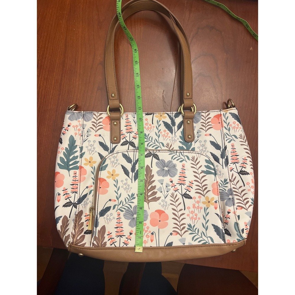 Relic floral purse‎ bag brown handle tote - Picture 12 of 12